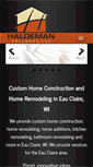 Mobile Screenshot of haldemanbuilders.com